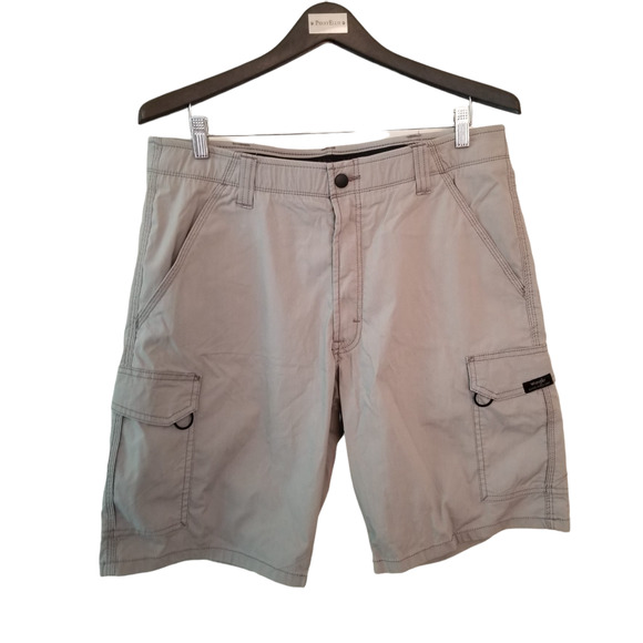 Wrangler Cargo Men's‎ Shorts Gray Size 34 Inseam 10 in - Picture 1 of 12
